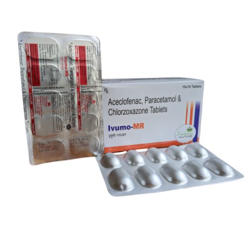 Aceclofenac + Paracetamol + Chlorzoxazone Tablets