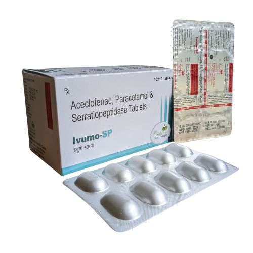 Aceclofenac, Paracetamol and Serratiopeptidase Tablets